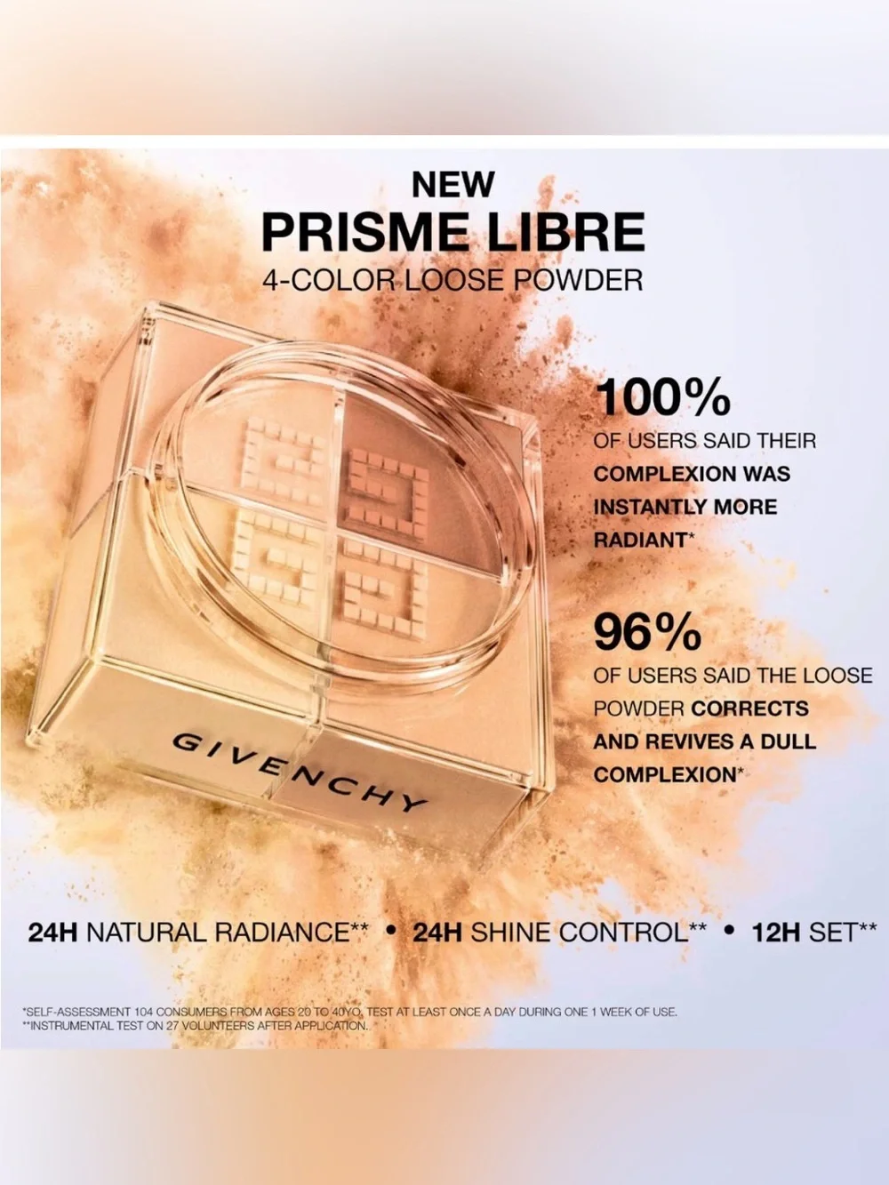 Givenchy Prisme Libre Color Correcting Setting Powder Shade 5 Popeline Mimosa